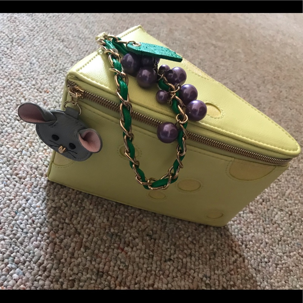 Betsey Johnson cheese purse